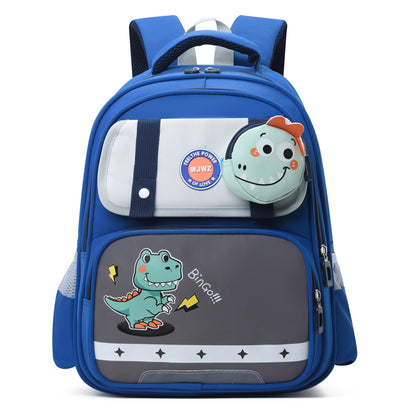 Elementary School Student Schoolbag Large Capacity Spine Protection Lightweight Dinosaur