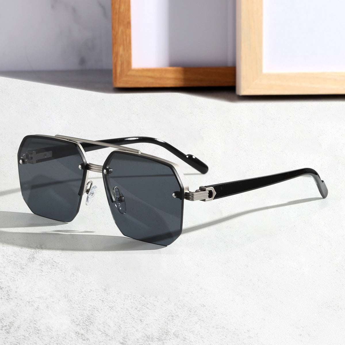 Men’s Fashion Sunglasses – Versatile, UV Protection, Stylish Frame Fashion Personality New Men's Sunglasses | Ectron Online
