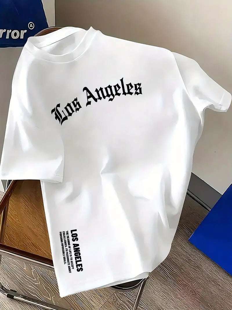 Men's Plus Size Printed T-Shirt - European & American Style Printed T-shirt European And American Pl | Ectron Online