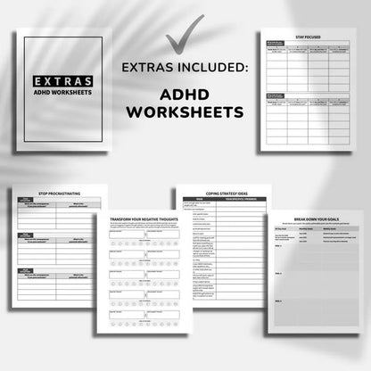 I'm Too 2025 Funny ADHD Planner