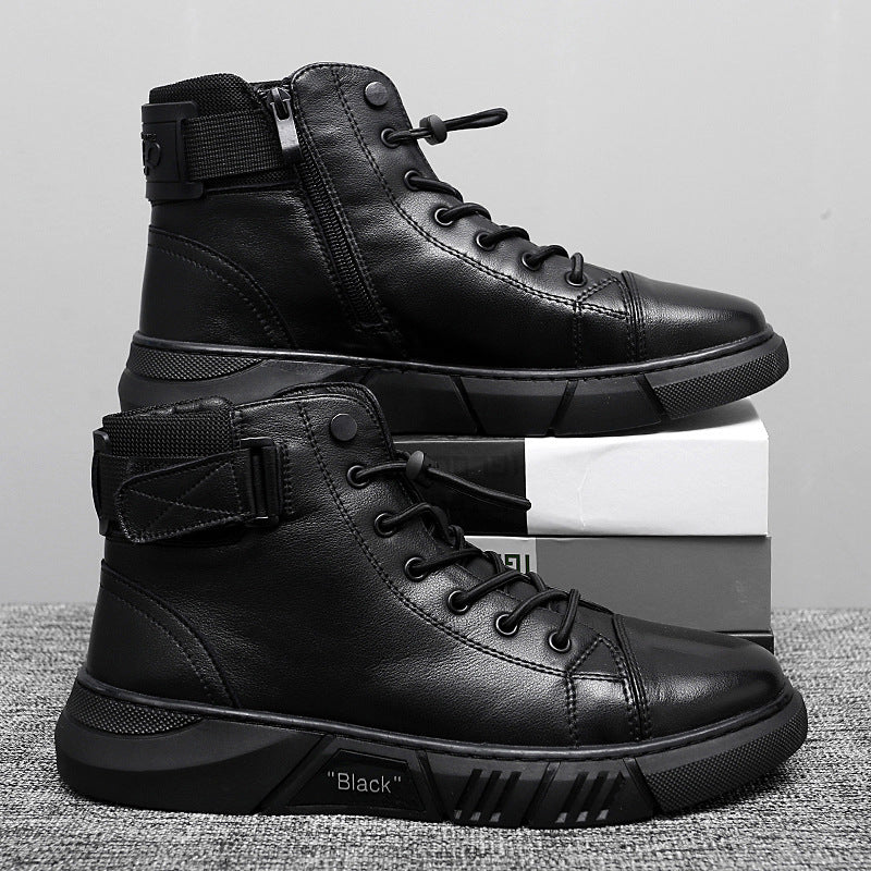 Plus Size Men’s Soft-Soled Martin Boots – Comfort & Style Plus Size Men's Shoes Soft-soled Martin | Ectron Online