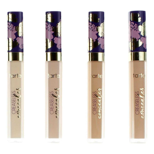 Tarte Creaseless Concealer in slim tube, light tan shades (set of 4)