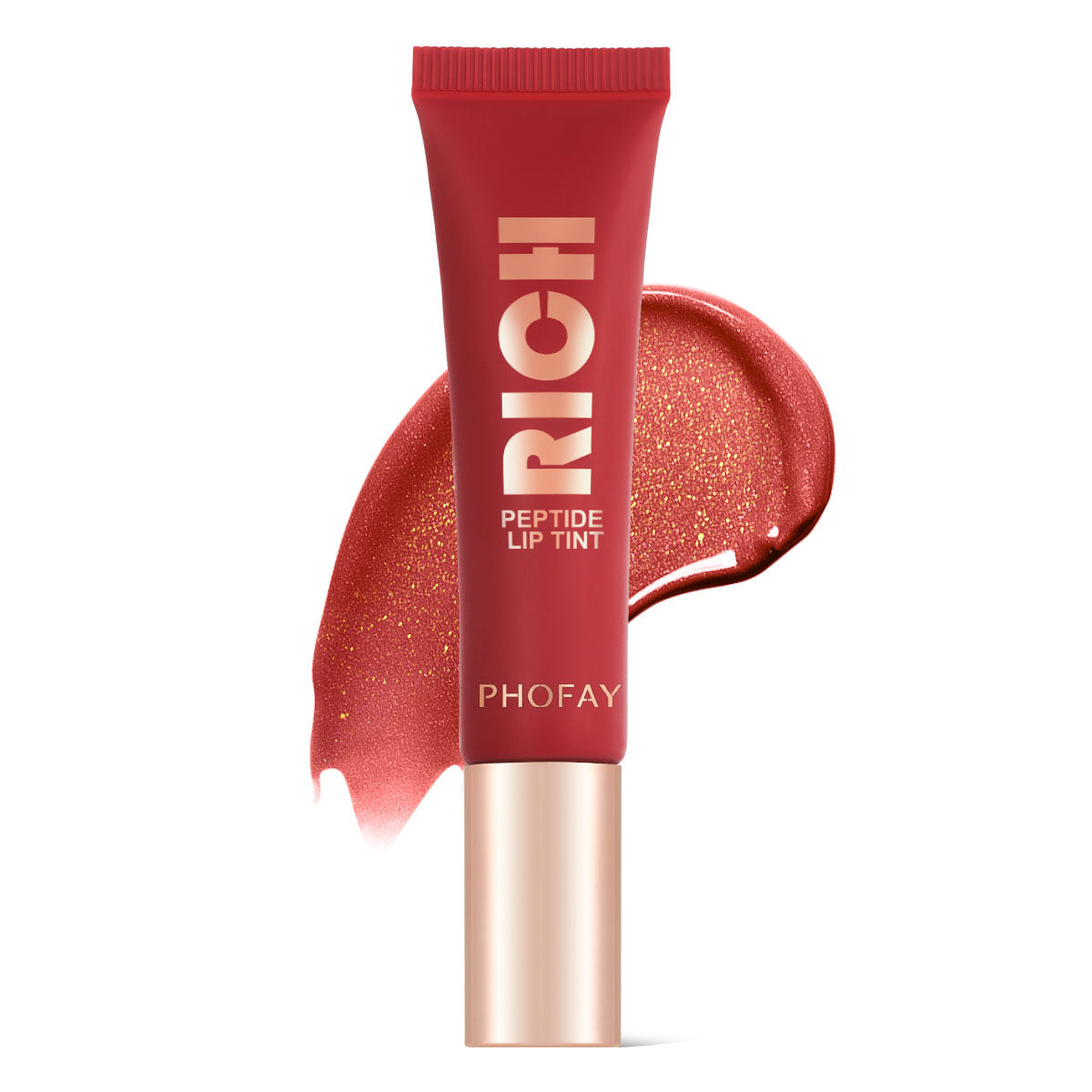 PHOFAY Peptide Lip Tint - Plumping & Hydrating Glossy Lip Stain