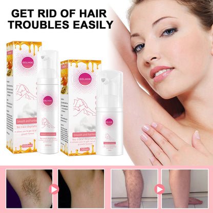 Painless Hair Removal Spray Mousse - Gentle Depilatory Foam for Arms & Legs 30ml 100ml Hair Removal Spray Depilatory | Ectron Online