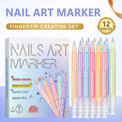 Painted Graffiti Nail Art Pen Set Painted Graffiti Nail Art Highlighter An | Ectron Online