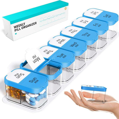 Portable Amazon Pill Box Dispenser - Detachable Independent Travel Case Amazon Pill Box Portable Dispenser Can B | Ectron Online