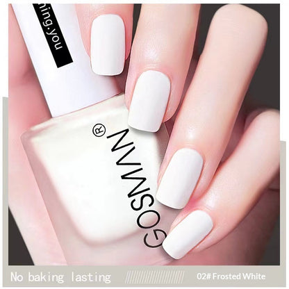 White nail polish bottle 