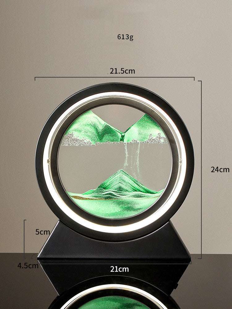 Quicksand Painting Table Lamp - Creative Light Luxury Decor Quicksand Painting Creative Light Luxury | Ectron Online