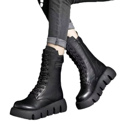 Retro lace-up Boots for Women Retro Boots For Women Lace-up Shoes Autu | Ectron Online