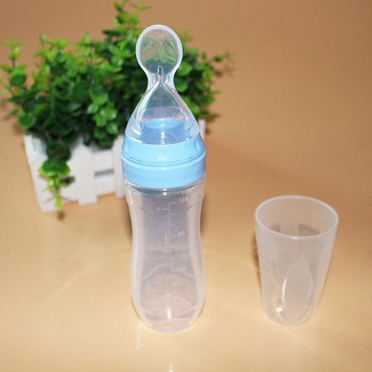 Silicone Baby Spoon Bottle Feeder