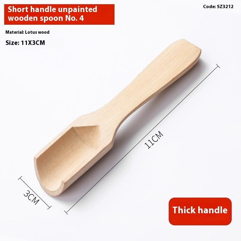 Solid Wood Tea Spoon Solid Wood Tea Spoon Unpainted Wood | Ectron Online