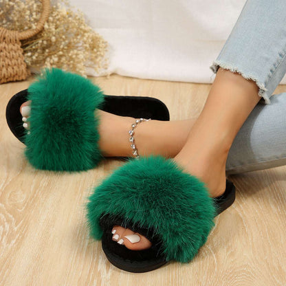 Thick-Soled Cotton Slippers – Autumn & Winter Indoor Shoes Autumn And Winter Thick-soled Cotton Sli | Ectron Online