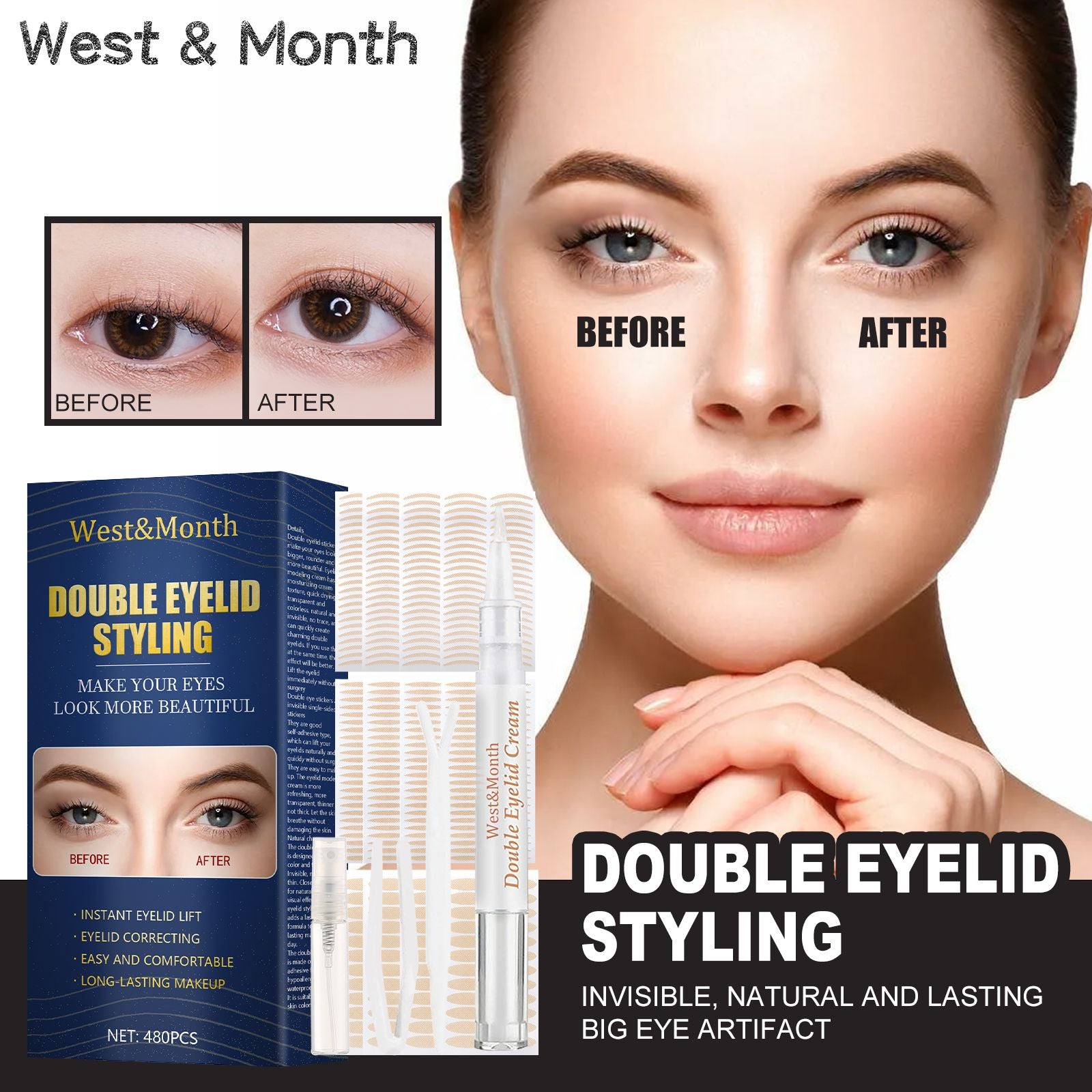 West&Month Double Eyelid Tape