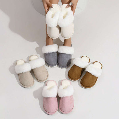 Winter Plush Slippers – Warm, Non-Slip & Soft for Couples Winter Warm Plush Slippers Home Indoor N | Ectron Online