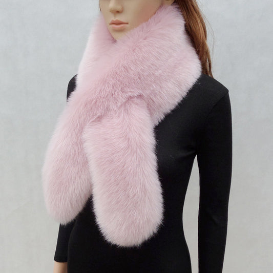 Women's Faux Fur Collar Shawl