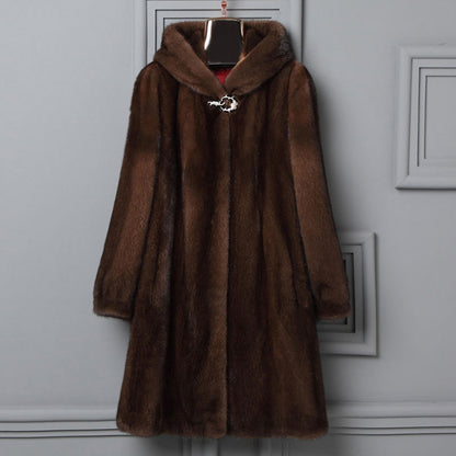 Women's Fur Hooded Casual Coat | Warm Autumn & Winter Jacket Autumn And Winter New Fur Hooded Casual | Ectron Online