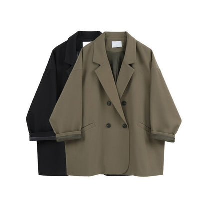Women's Korean Style Vintage Blazer | Fashion Ins "Thin Looking" Coat Korean Style Thin Looking Fashion Ins Vi | Ectron Online
