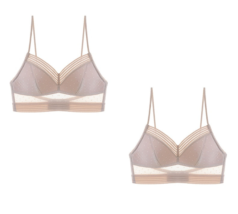 Backless Invisible Lace Bra – Push-Up Wedding Bralette Backless Bra Invisible Bralette Thin Lac | Ectron Online