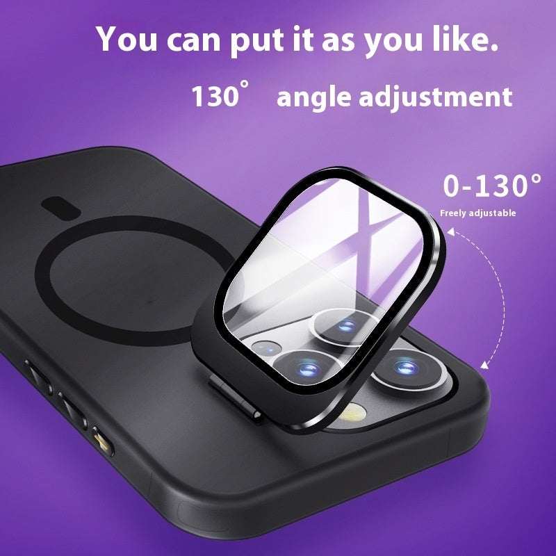 Lens Bracket Magnetic Drop-resistant Phone Case