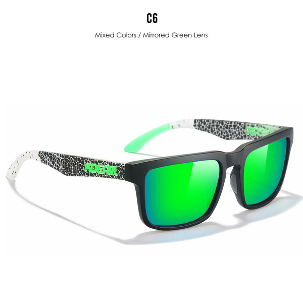 TR90 Polarized Square Sunglasses – UV400, Lightweight, Stylish