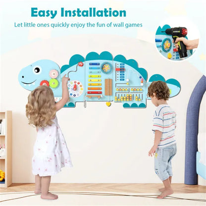 11-in-1 Dinosaur Wall Busy Board 11-in-1 Dinosaur Activity Wall Busy Boar | Ectron Online