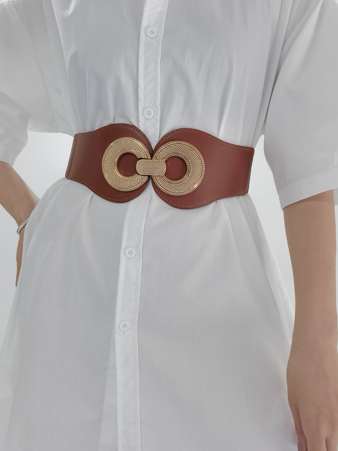 Elastic PU Belt with Alloy Buckle | Stylish and Comfortable Belt | Ectron Online