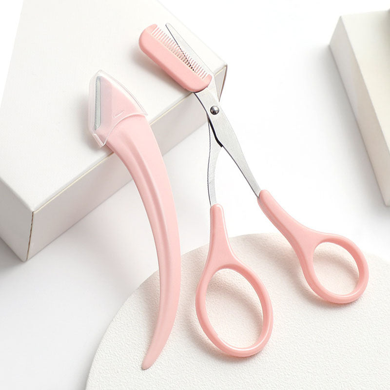 Eyebrow Trimming Knife with Comb for Precision Grooming Beauty Supplies Gadgets | Ectron Online