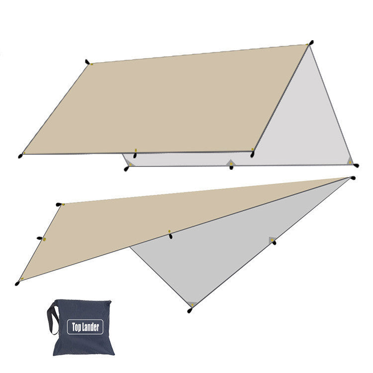 Portable Canopy Tent – Outdoor Square Plaid Camping Shelter Canopy Outdoor Tent Portable Camping Squ | Ectron Online