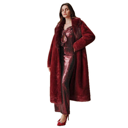 Women's Elegant Faux Fur Coat | Trendy Autumn Winter Casual Wrap Elegant Trendy Autumn And Winter Casual | Ectron Online