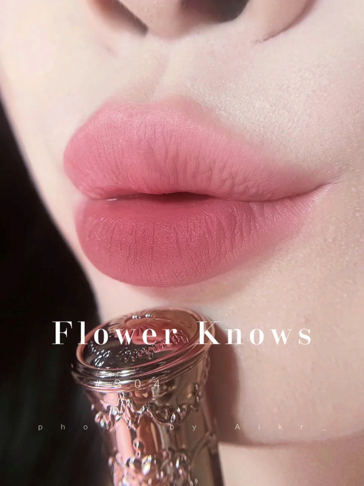 Strawberry Rococo Blush Velvet Matte Lip Glaze Flower Knows Strawberry Rococo Series Em | Ectron Online