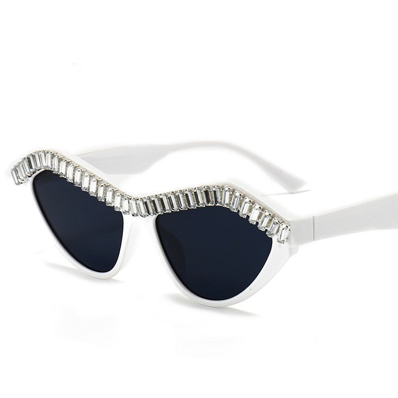 New Diamond Sunglasses Butterfly Personality Weave