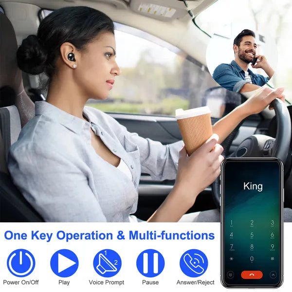 TWS True Wireless V4.2 Earbuds | Deep Bass Stereo Earphones