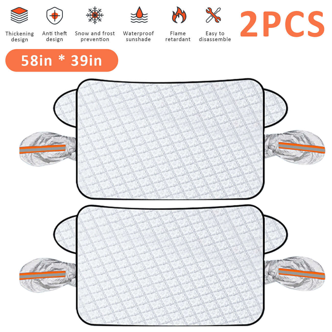 Universal Car Windshield Snow Cover Universal Car Windshield Snow Cover Magn | Ectron Online