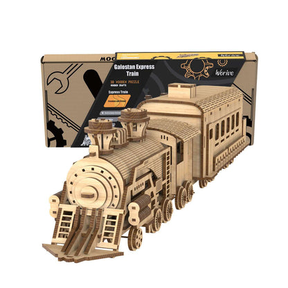 Garoustan Train 3D Wooden Puzzle Home Fashion Simple Garoustan Train Puzz | Ectron Online