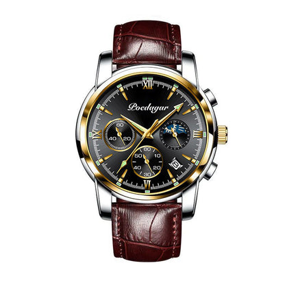 Men's Multi-Function Quartz Watch Multifunctional Men's Watch Luminous Wat | Ectron Online