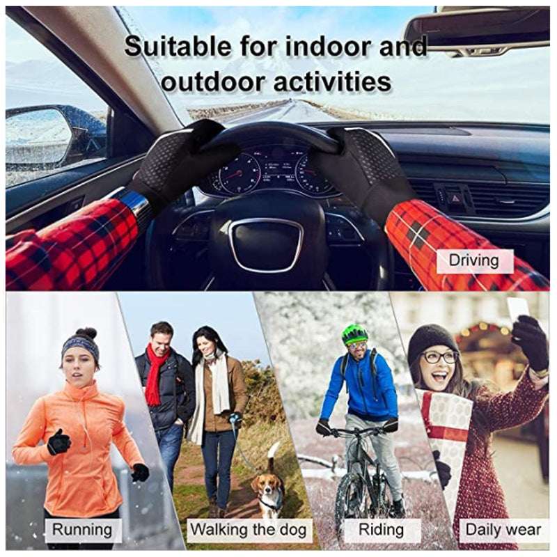 Warm Bicycle Cycling Gloves Silicone Non-slip