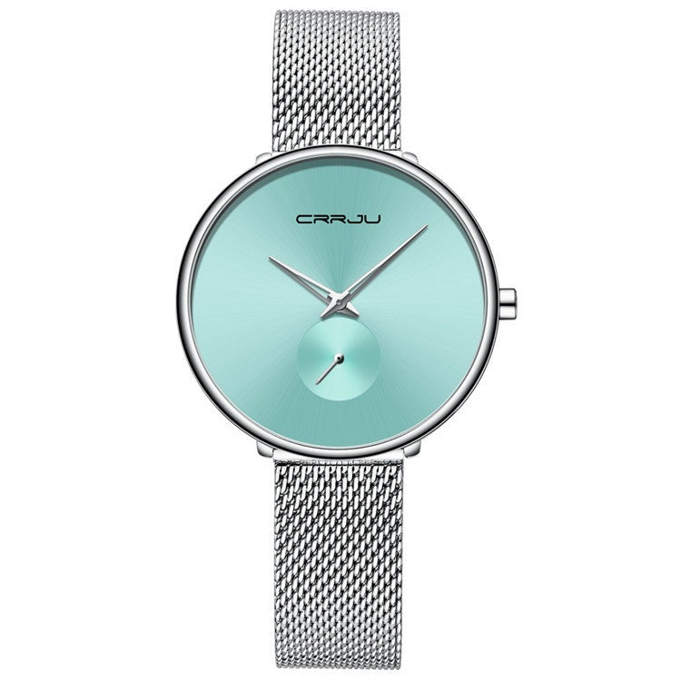 Women's Simple Stainless Steel Mesh Watch Women's Stainless Steel Strap Mesh Strap | Ectron Online