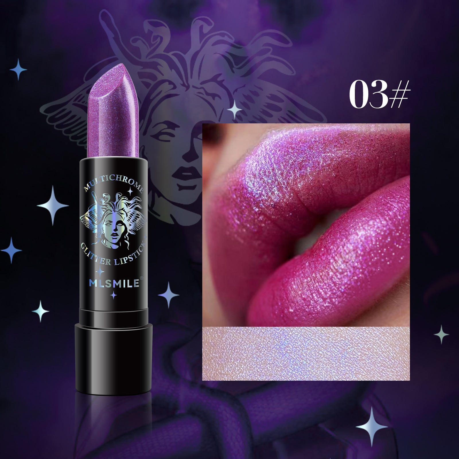 Pearl Sparkly Christmas Lipstick for Women Ladies Pearl Sparkly Christmas Lipstick | Ectron Online