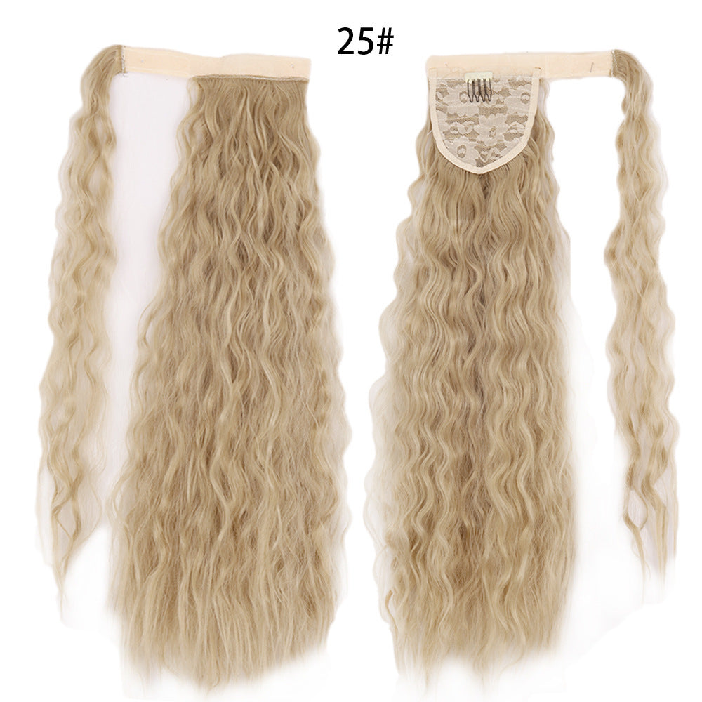 Water Wave Ponytail Wig - Elegant & Easy Style Ponytail Wig Water Wave Velcro Banding C | Ectron Online