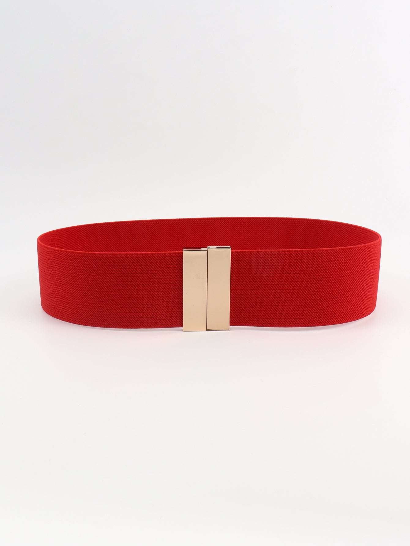 Alloy Buckle Elastic Belt