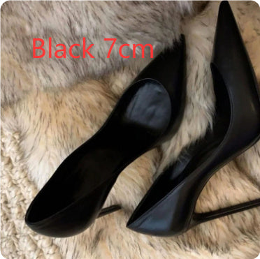 Women's Black Stiletto High Heels - Hotel Work Shoes Hotel Work Shoes Women's Black High Heel | Ectron Online