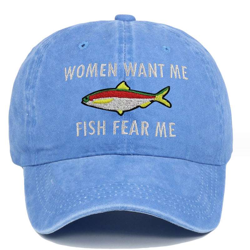 Embroidered E-Washed Baseball Cap – Unisex Cotton Dome Hat Men's And Women's All-match Embroidered | Ectron Online