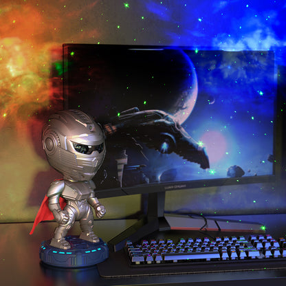 Mecha Samurai Starry Sky Projector - Custom Ambient Night Light