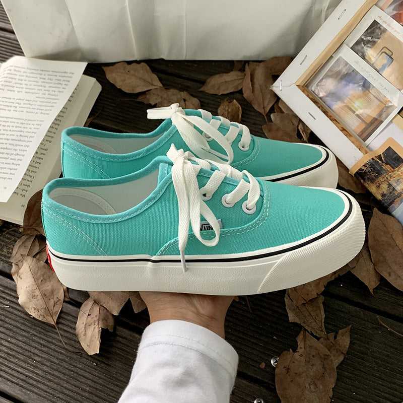 Student All-Match White Canvas Shoes - Trendy & Comfy Fashion All-match Student White Shoes Tr | Ectron Online