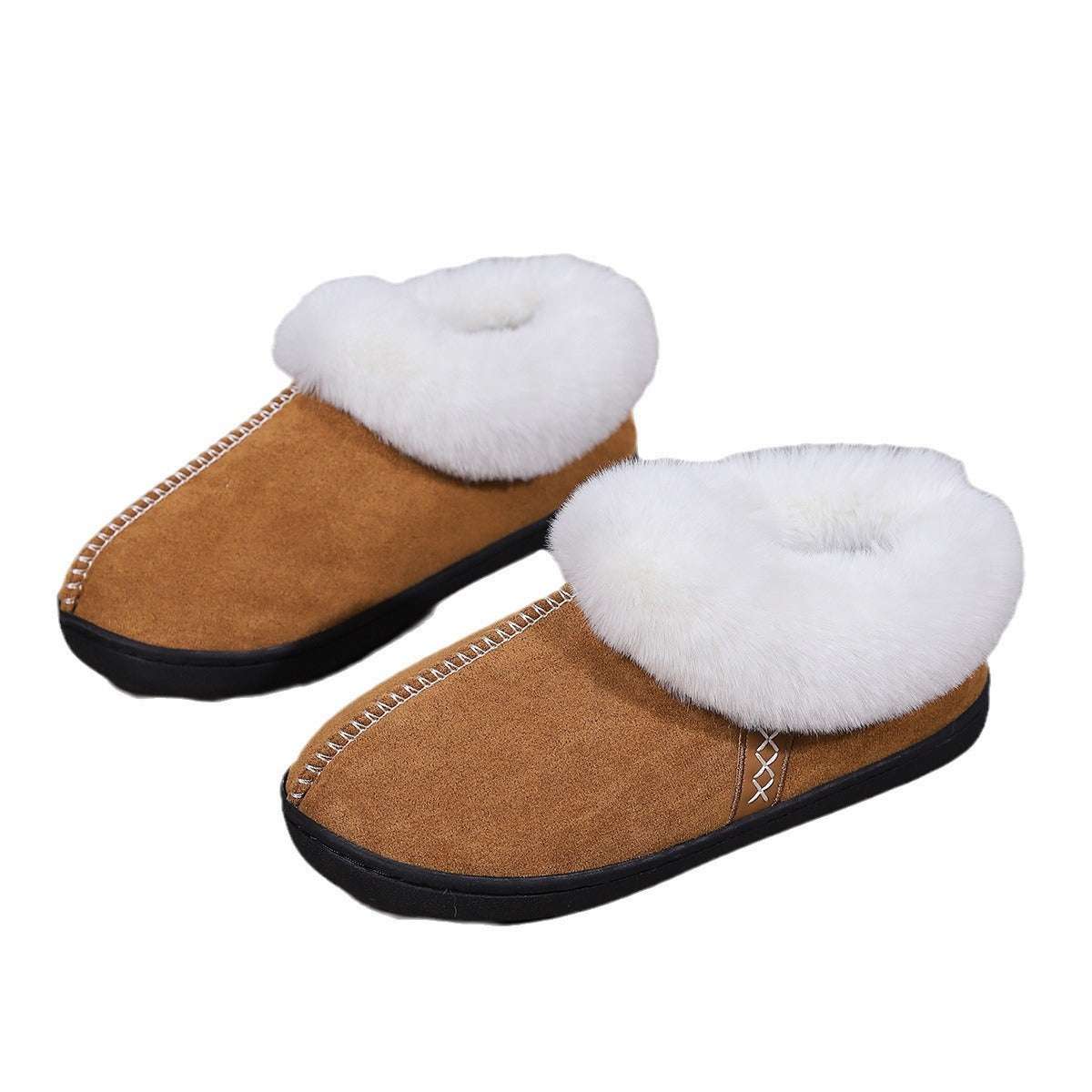 Home Cotton Slippers for Women – Non-slip Neutral Design Home Cotton Slippers Women's Non-slip Ne | Ectron Online