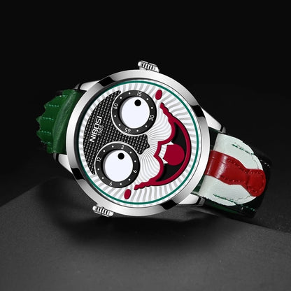 Russian Clown Men's Watch Russian Clown Men's Watch Leather Waterp | Ectron Online