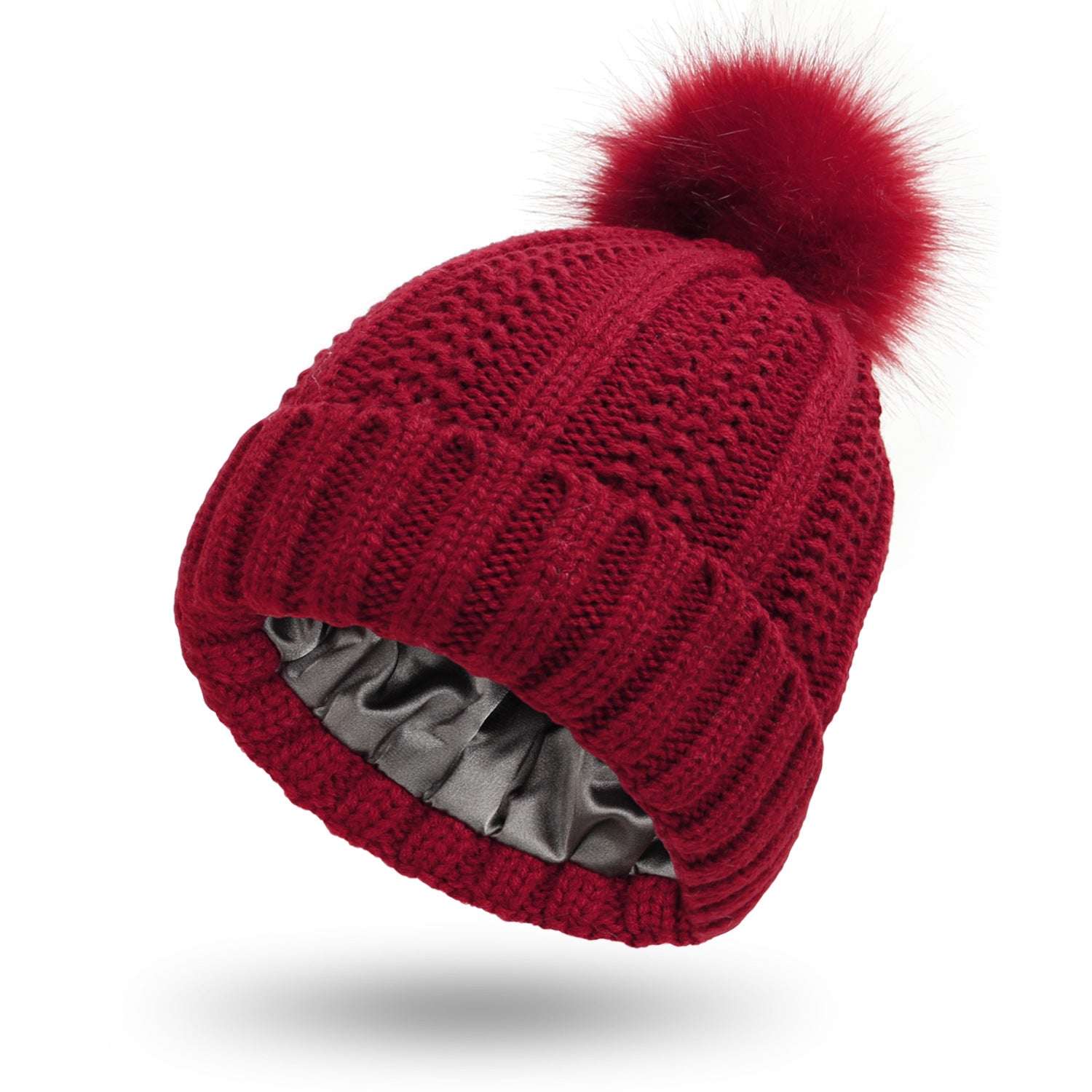 Winter Knitted Beanie Hat for Women Winter Knitted Hats Fashion Stretchy Lin | Ectron Online