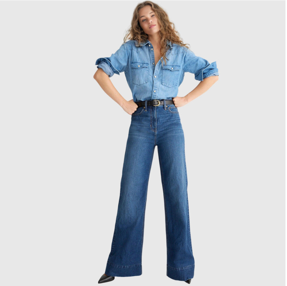 Fashion Loose Elastic Trousers Jeans For Women Fashion Loose Elastic Trousers Jeans For | Ectron Online