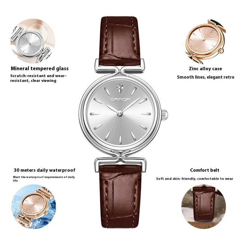 Women's Retro Mesh Strap Watch - All-Matching Women's Retro Mesh Strap Watch Outdoor A | Ectron Online