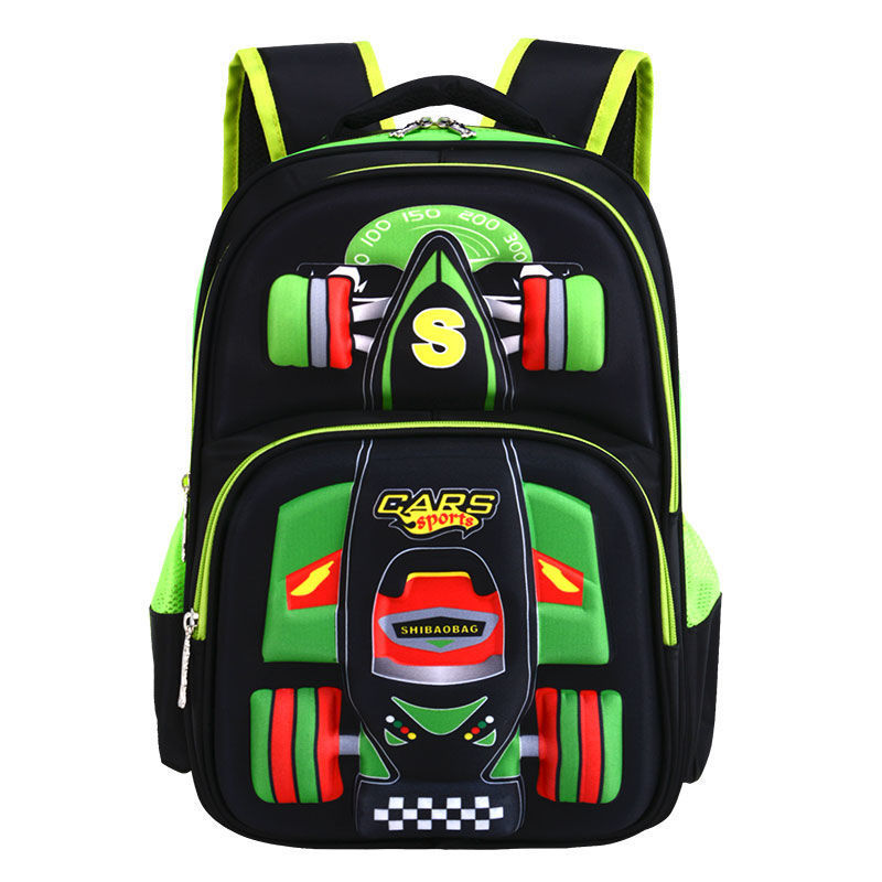 3D Car Trolley School Bag for Boys – Spacious & Durable Three Dimensional Car Boys Primary Schoo | Ectron Online